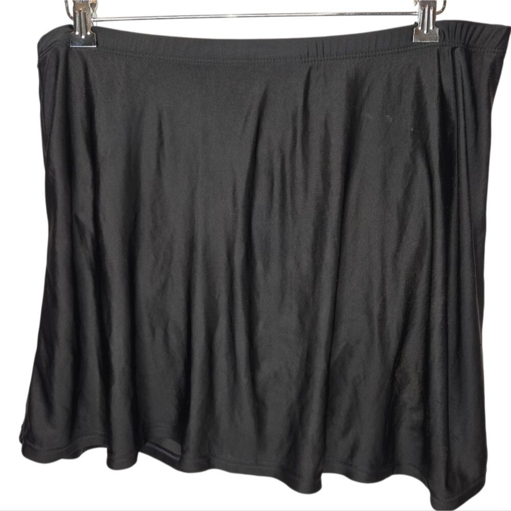 Swimsuits For All NWOT Black Swimskirt Skirt, Size 16, Swimsuit Bottom